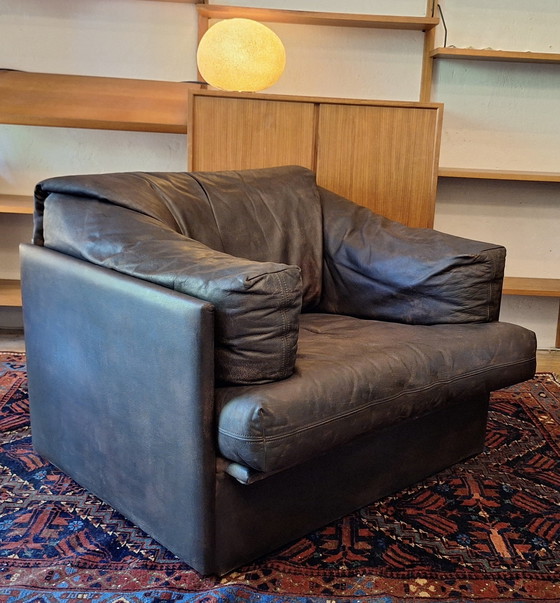 Image 1 of Sillón de cuero Niels Eilersen, Dinamarca, década de 1960