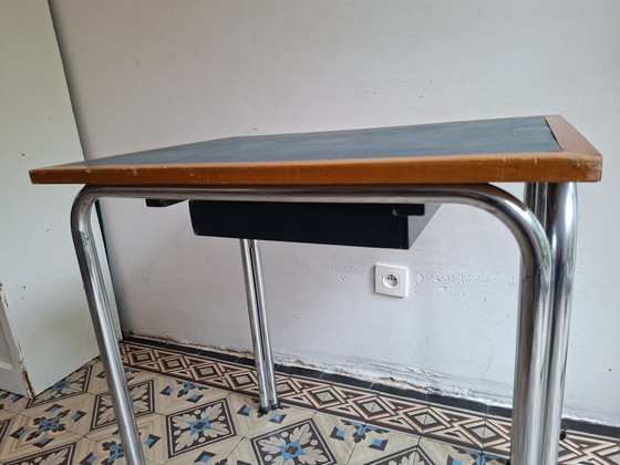 Petit Bureaux Vert, Années Cinquante – Metal, Wood (photo 6 of 9)