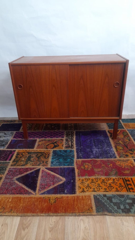 Scandinavian teak sideboard - Sweden, 60's, adjustable shelves