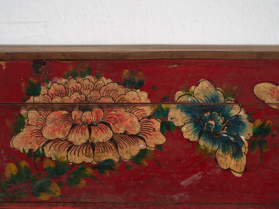 Antique red case with floral motifs (c.1900) #34 – Decorative Objects (photo 36 of 40)