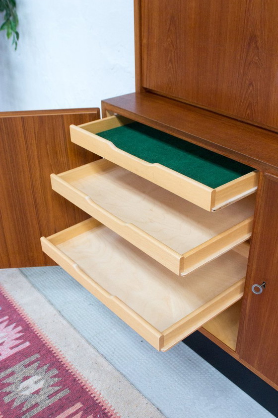 Image 1 of Credenza vintage Poul Hundevad in teak per segreteria