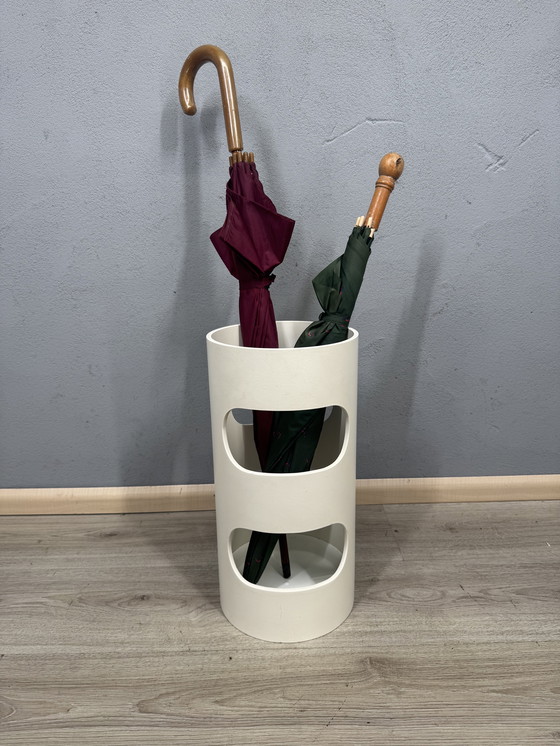 Image 1 of Paragüero de mediados de siglo, de estilo espacial: diseño de plástico de la década de 1960