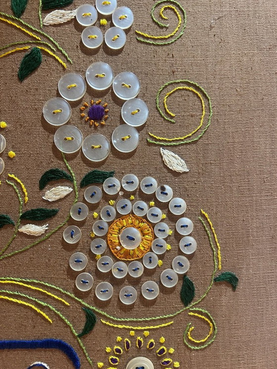 Image 1 of geborduurde afbeelding 1970