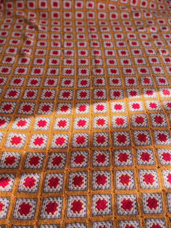 Vintage sprei – Slaaptoebehoren, Wool, Cotton (photo 2 of 9)
