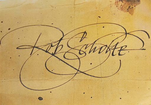 Rob Scholte - Signature, screen print (large)