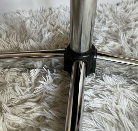 Image 1 of Silla giratoria Knoll 70s rizos de lana