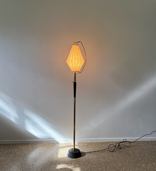 Rare lampadaire design Hans Bergström (attr.), Suède, années 1950