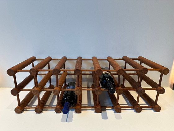 Image 1 of Vintage Danish design wine rack by Richard Nissen for Langaa Denmark