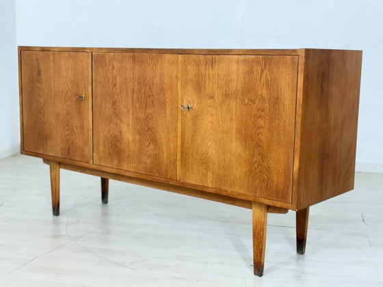 Image 1 of Hellerau Dressoir Buffetkast Ladenkast Vintage Meubels