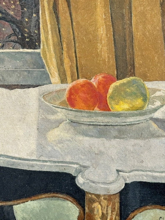 Image 1 of Óleo sobre lienzo pintura antigua