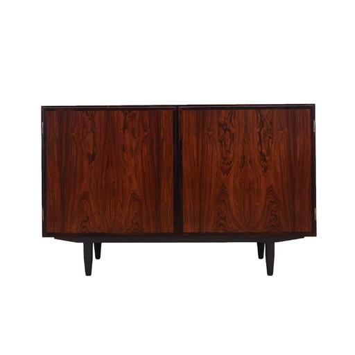 Mobile in palissandro, design danese, anni '70, produttore: Omann Jun