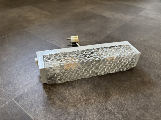 Vintage Kristallglas-Wandleuchte RZB/ Erco