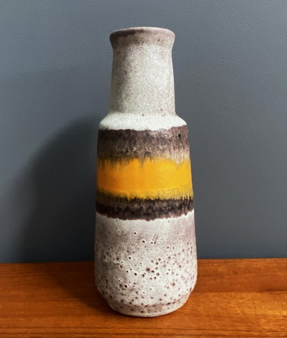 Image 1 of Oval U-keramik vase (uberlacker) model 14321, WGP 1960s