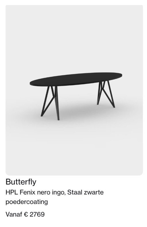 Studio Henk, table papillon