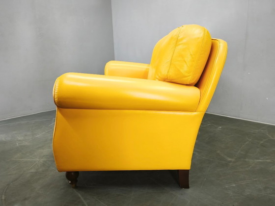 Sofá de cuero Poltrona Frau George, Italia, 1992, con etiqueta. – Sofás de 2 plazas, Leather (photo 4 of 20)
