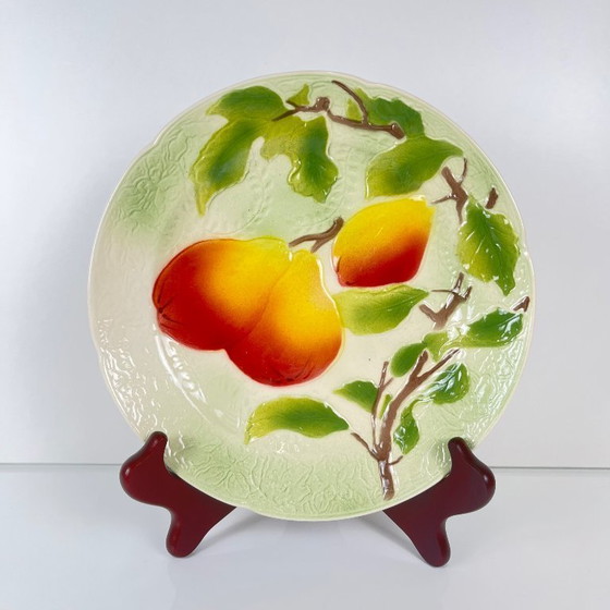 Image 1 of Set of 2 Barbotine St Clement Fruit Plates