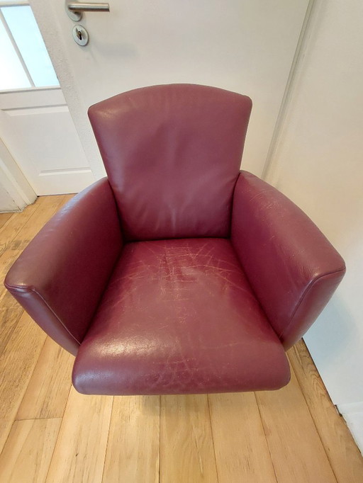 4 fauteuils Jori Vince avec pouf