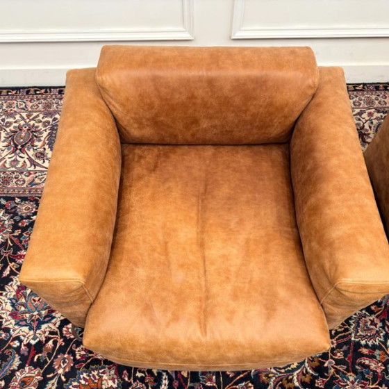Set Frigerio Cooper Junior Poltrone pelle marrone (photo 5 of 12)