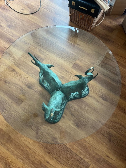 Table basse éléphant