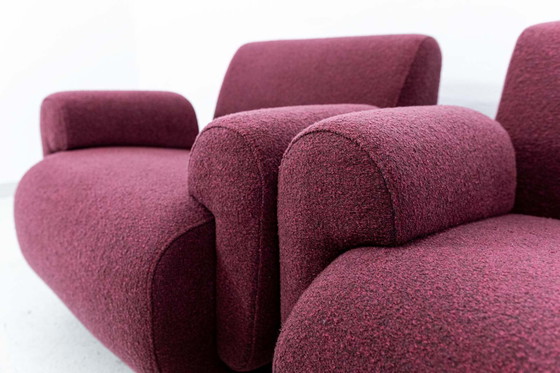 Image 1 of Paar modulaire loungestoelen van Eberhard Geißler, Oelsa, Duitsland, jaren 1970