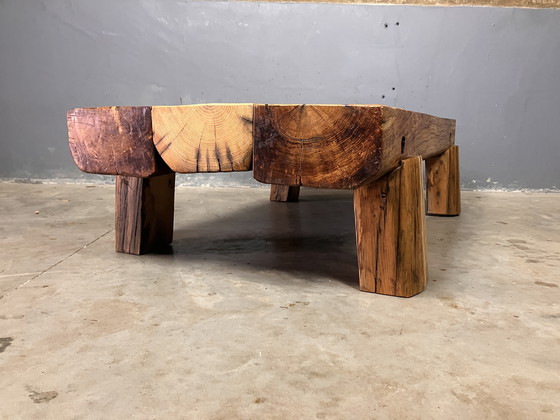 Image 1 of Brutalistische Japandi Wabi Sabi Salontafel