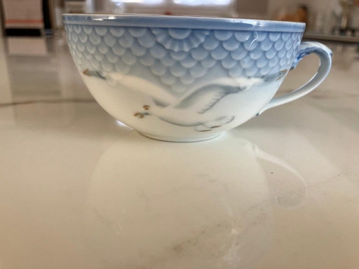 Bing & Grøndahl "Seagull" koffie- en gebakservies met gouden rand - 23 stuks