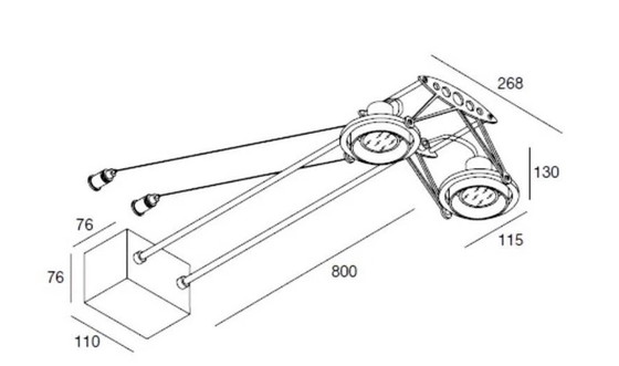 Image 1 of Delta light wall lamp