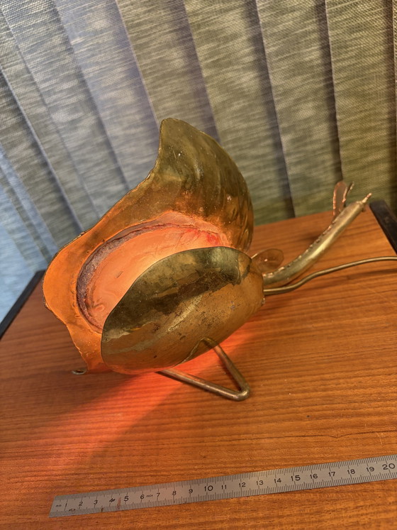 Image 1 of Lampe applique La Raie laiton design Dlg Isabelle Faure - Duval brasseur