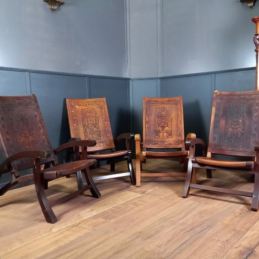 Set van 4 Angel Pazmino vouwstoelen