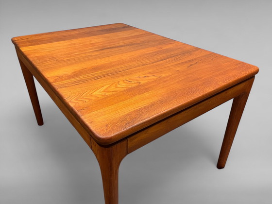 Image 1 of Ausziehbarer Dänischer Teak Esstisch von Glostrup