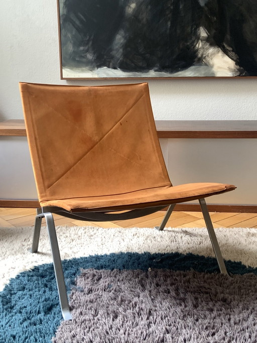 Poul Kjaerholm PK 22 Stuhl E.K. Christensen/ Vintage / Cognac