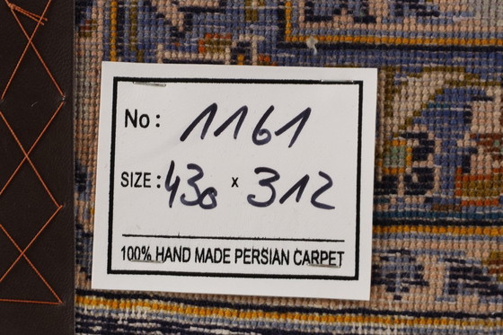 Image 1 of Tappeto persiano Kashan 4,30 x 3,12 Tappeto orientale pregiato n. 1161