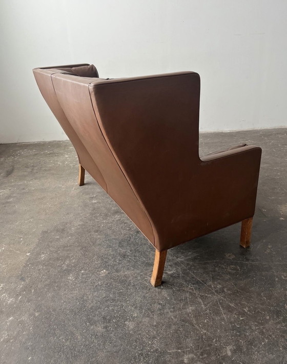 Image 1 of Borge Morgensen Coupé 2292 Vintage Designer Sofa Couch Leather