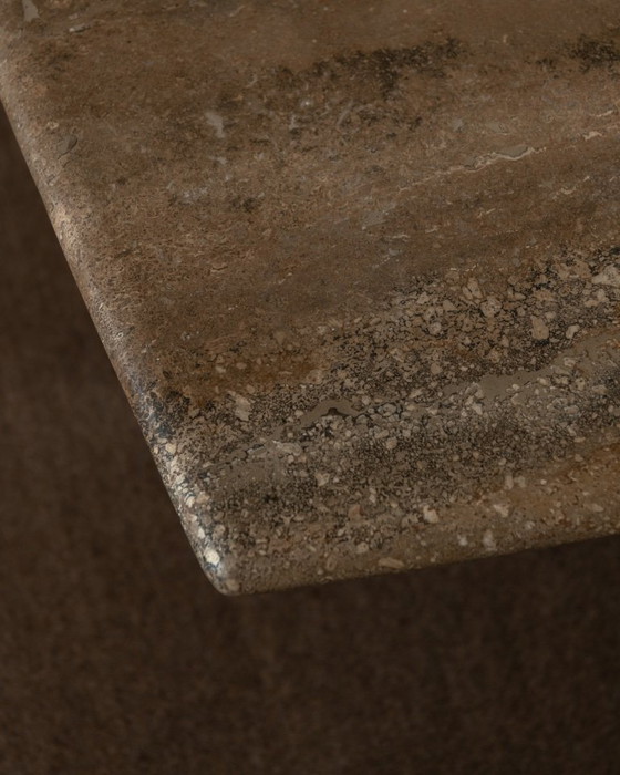 Image 1 of Vintage travertine coffee table, 1970s