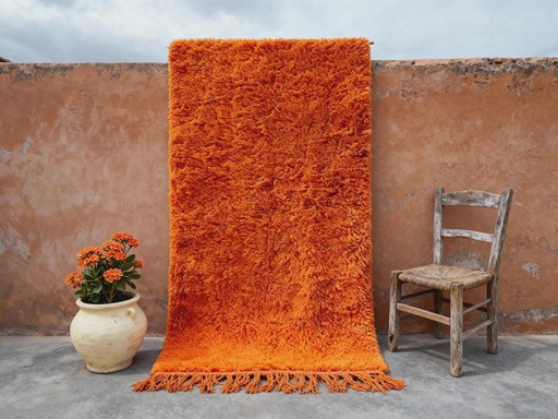 Berber Teppich orange 150/300cm