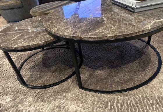 Image 1 of Couchtisch-Set aus Marmor