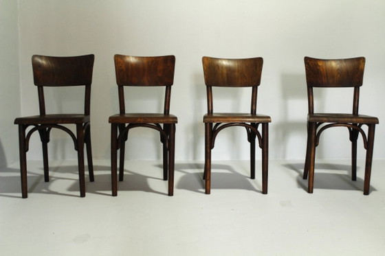 Sedie da Pub Thonet H-48, anni '30, Set di 4 – Sedie da pranzo, Legno (photo 17 of 17)