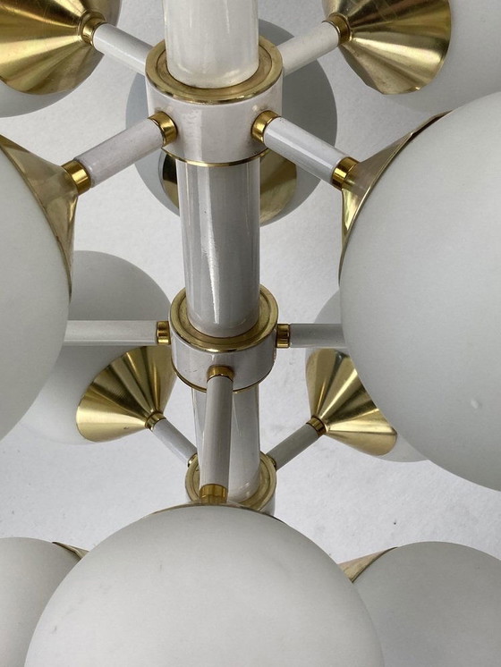 Image 1 of Atomic Sputnik Chandelier By Richard Essig, 1960S