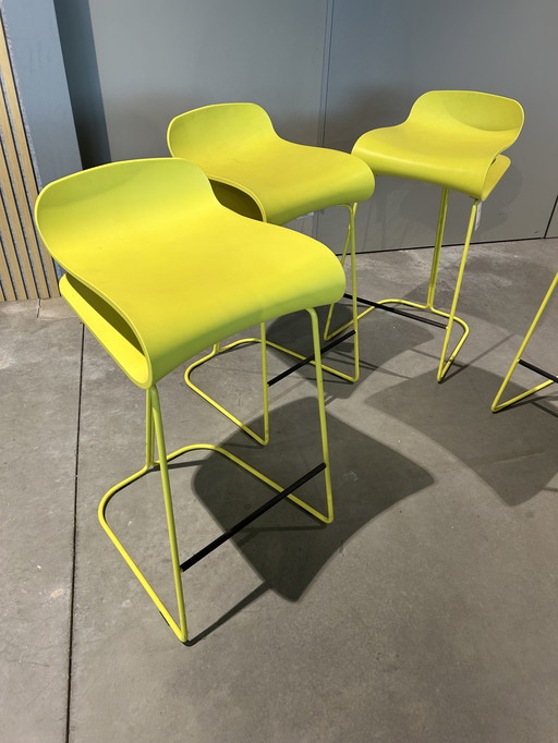 4x Kristalia BCN Stool bar stool 66Cm