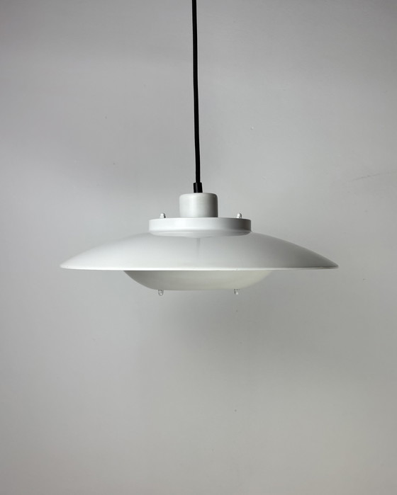 Image 1 of Lampada a sospensione vintage Frimann UFO, Danimarca, anni '70, Disco volante, Era spaziale, Mid Century Modern, anni '70, Desig