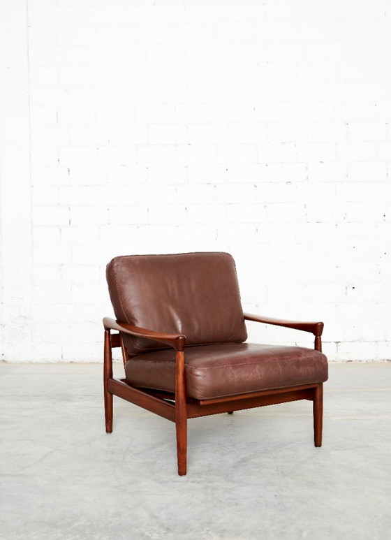 Coppia di Easy Chairs Modello 'Kolding' di Erik Wørts per IKEA – Poltrone, Leather (photo 4 of 16)