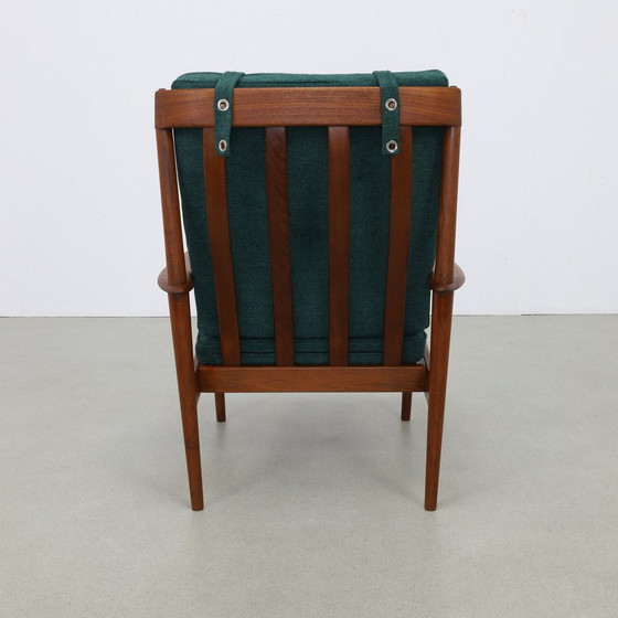 Image 1 of Fauteuil Vintage Teck Grete Jalk P. Jeppesens Møbelfabrik, 1960S