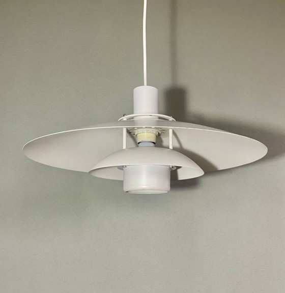 Lampe bol scandinave vintage de Form Light, Danemark, années 1970 – Suspensions, Metal (photo 9 of 12)