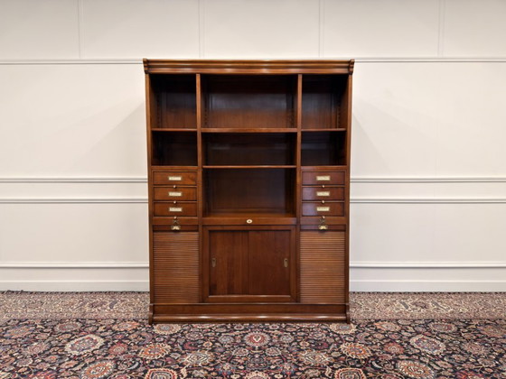 Italian Classic Assi D'Asolo Bookcase – Wood, Brass (photo 2 of 21)