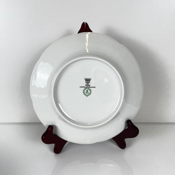 Image 1 of Set of 8 Berry dessert plates, L. Lourioux