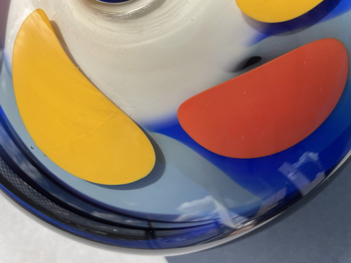 Objet unique en verre " FLOWER " de Misha Ignis