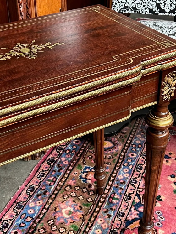 Console - Tavolo da gioco in stile Napoleone III. – Brass (photo 10 of 11)