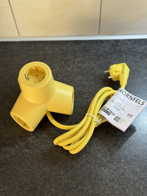 Design Extension cord IKEA Hornfels Yellow - design Maria Gustavsson