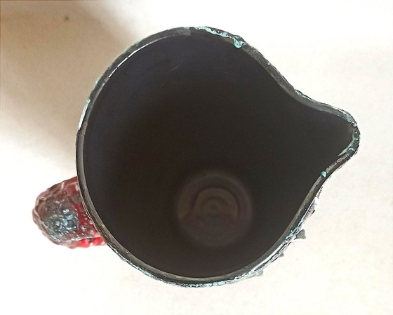 Image 1 of Vallauris Fettlava-Krug, Höhe 28,6 cm