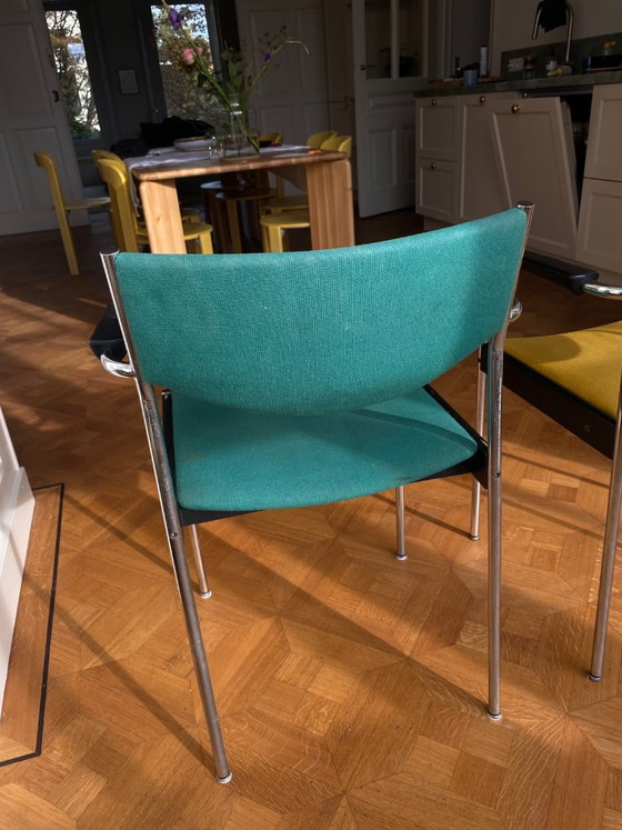 Vintage design Mid-Century stoelen – Eetkamerstoelen, Chroom (photo 5 of 9)